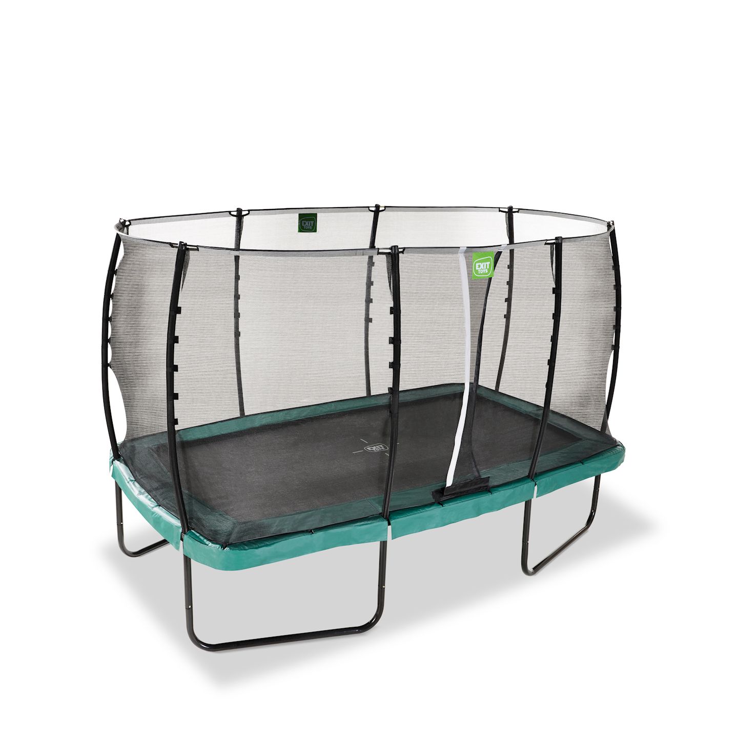 Allure Classic Trampolin 214x366cm - grün