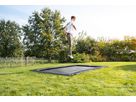 InTerra ebenerdige sports Trampolin 244x366cm - schwarz