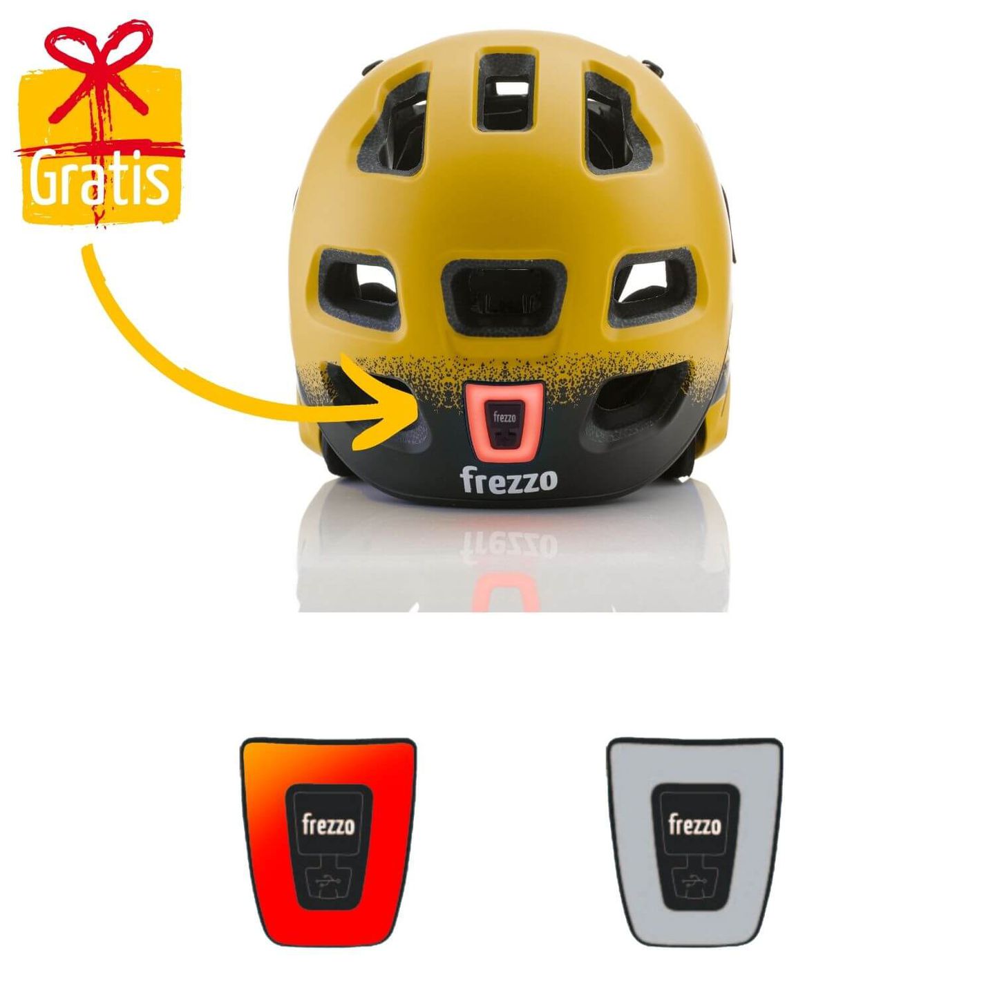 frezzo Rowdy Fullface Helm Sunny gelb