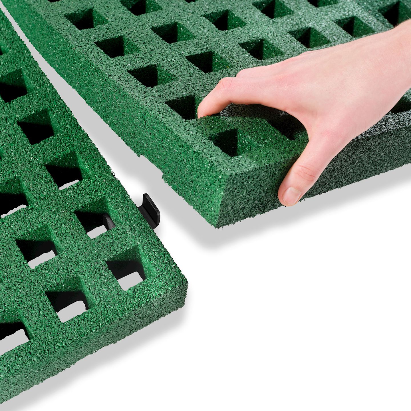 Trampolin Ground Dynamic mit Matte 305 cm - schwarz