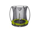 Silhouette Bodentrampolin ø183cm mit Sicherheitsnetz - grün