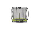 Silhouette Bodentrampolin 153x214cm mit Sicherheitsnetz - grün