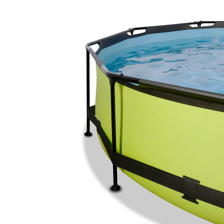 Pool inkl. Kartuschenfilter Pumpe 360x76 cm - Lime
