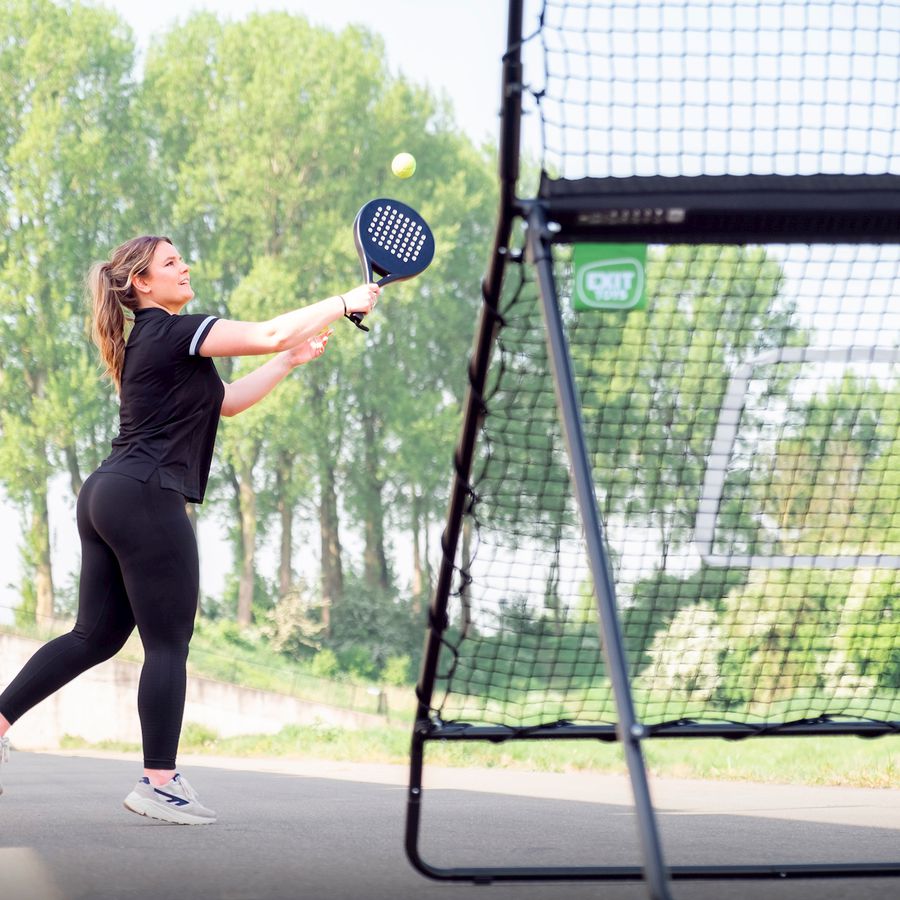 Smash Padel Rebounder 202x124 cm schwarz