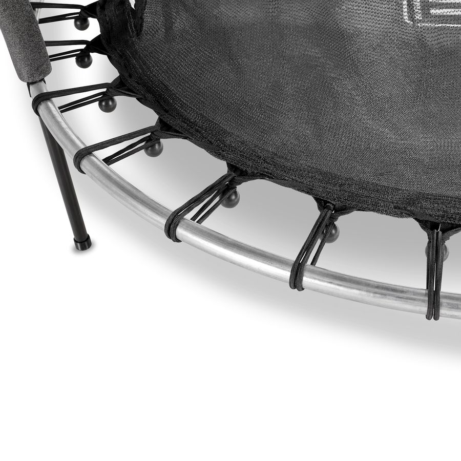 Tiggy junior Trampolin mit Sicherheitsnetz ø140cm - schwarz/grau