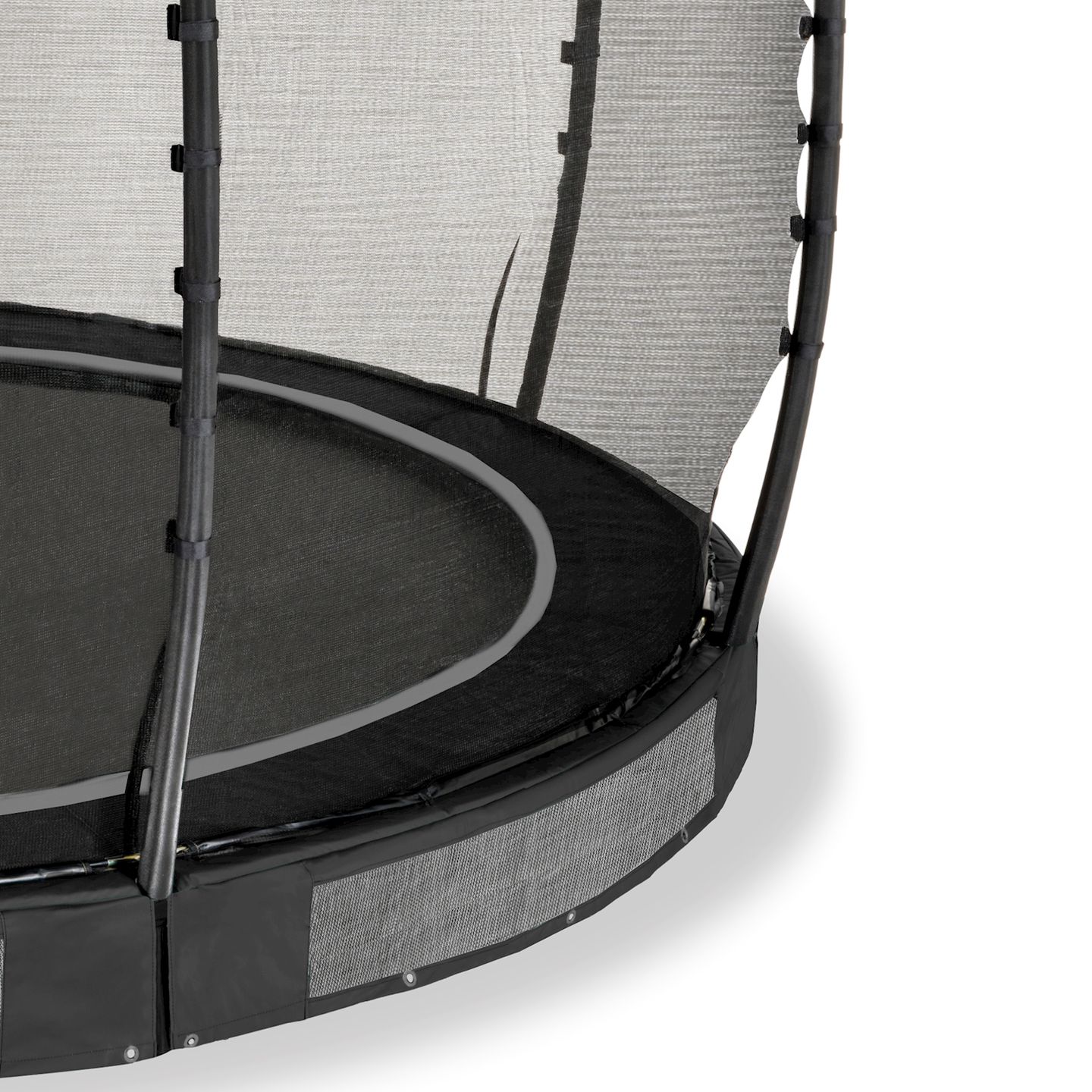 Allure Premium Bodentrampolin ø366cm - schwarz