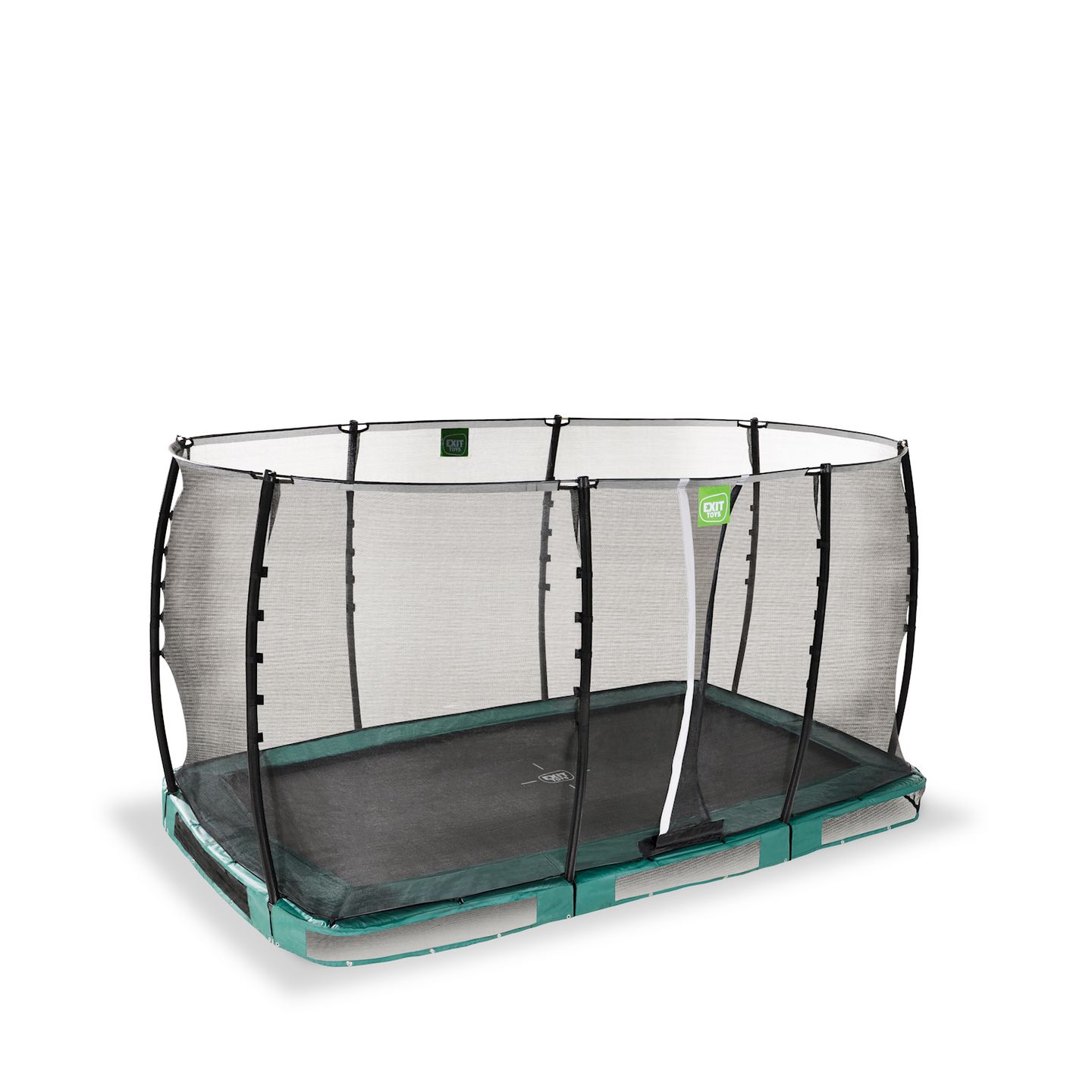 Allure Classic Bodentrampolin 214x366cm - grün