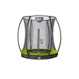 912.0640 - Silhouette Bodentrampolin ø183cm mit Sicherheitsnetz - grün