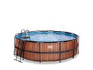 Pool inkl. Sandfilterpumpe 450x122 cm - Wood