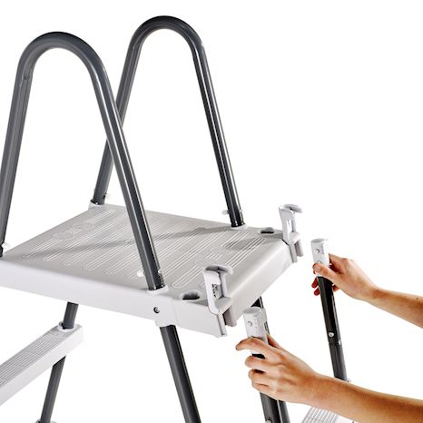 Pool Leiter Rahmenhöhe 107-127cm