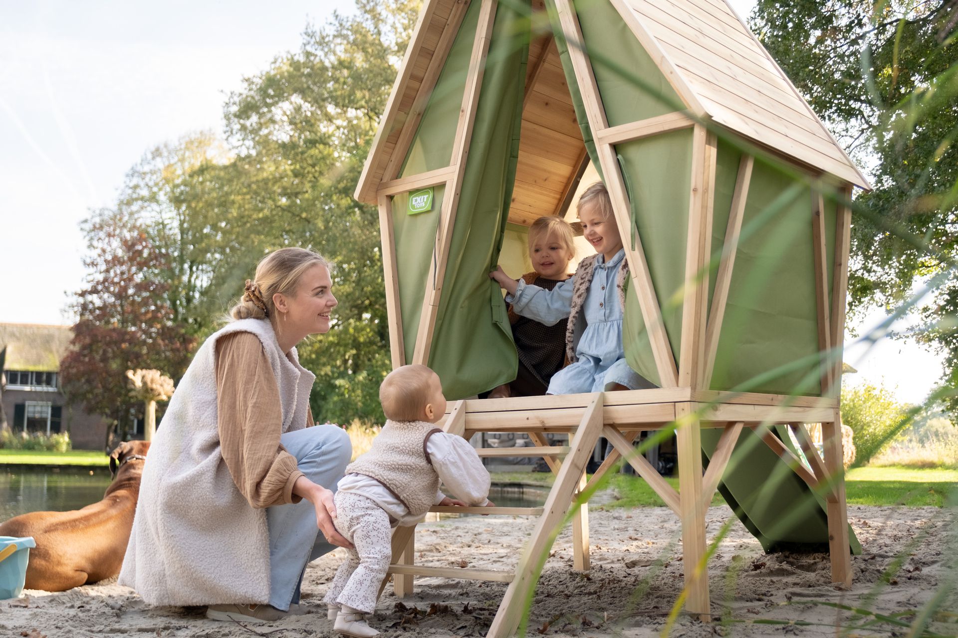 Yuki 300 Spielhaus mit Rutsche