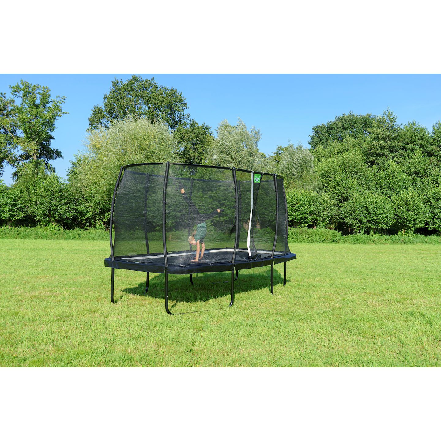 Allure Premium Trampolin 214x366cm - grün