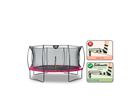 Silhouette Trampolin ø427cm - rosa