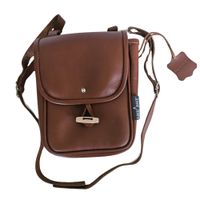 Lenkertasche Rucksack Leder caramel