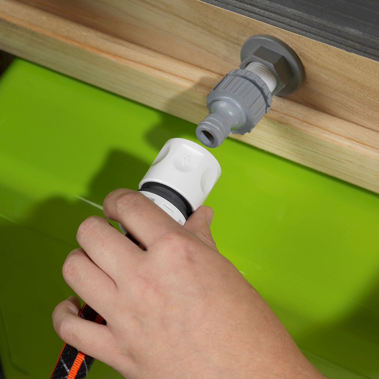 Yummy 300 hölzerne Küche für draussen - naturel