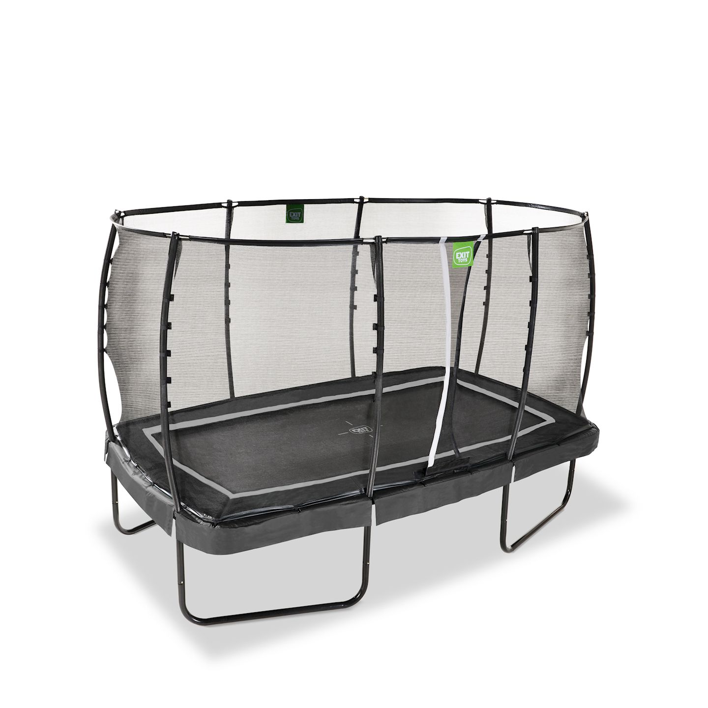 Allure Premium Trampolin 214x366cm - schwarz