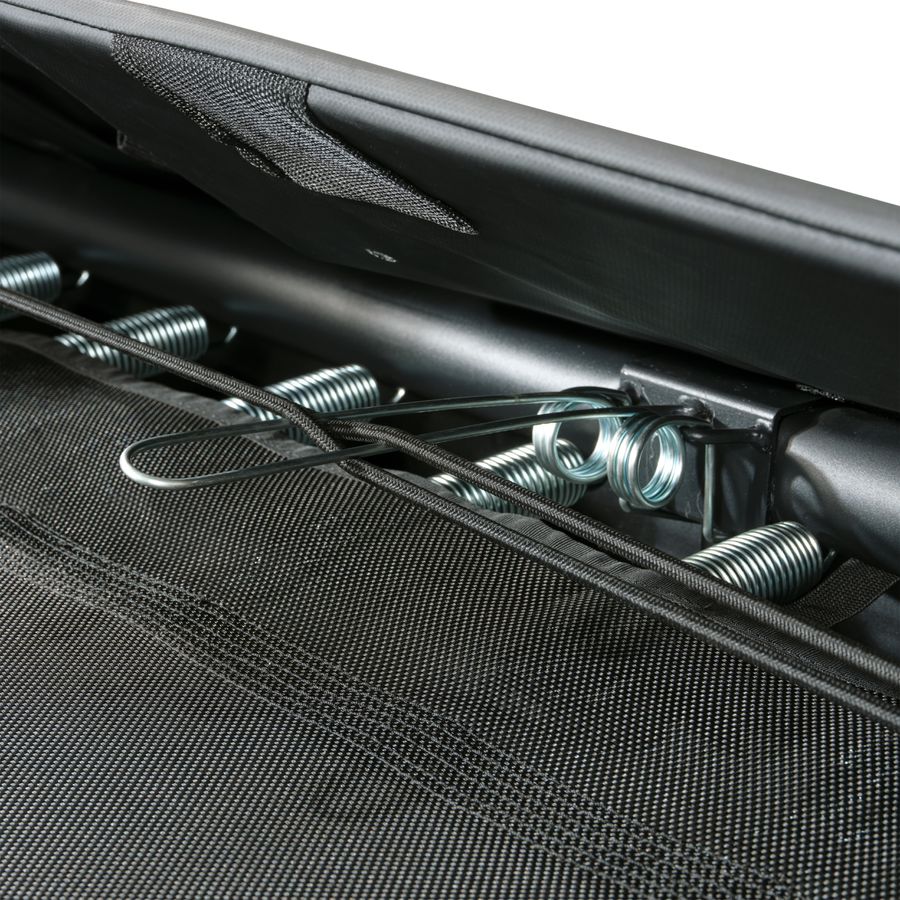 InTerra ebenerdige sports Trampolin 244x366cm - schwarz
