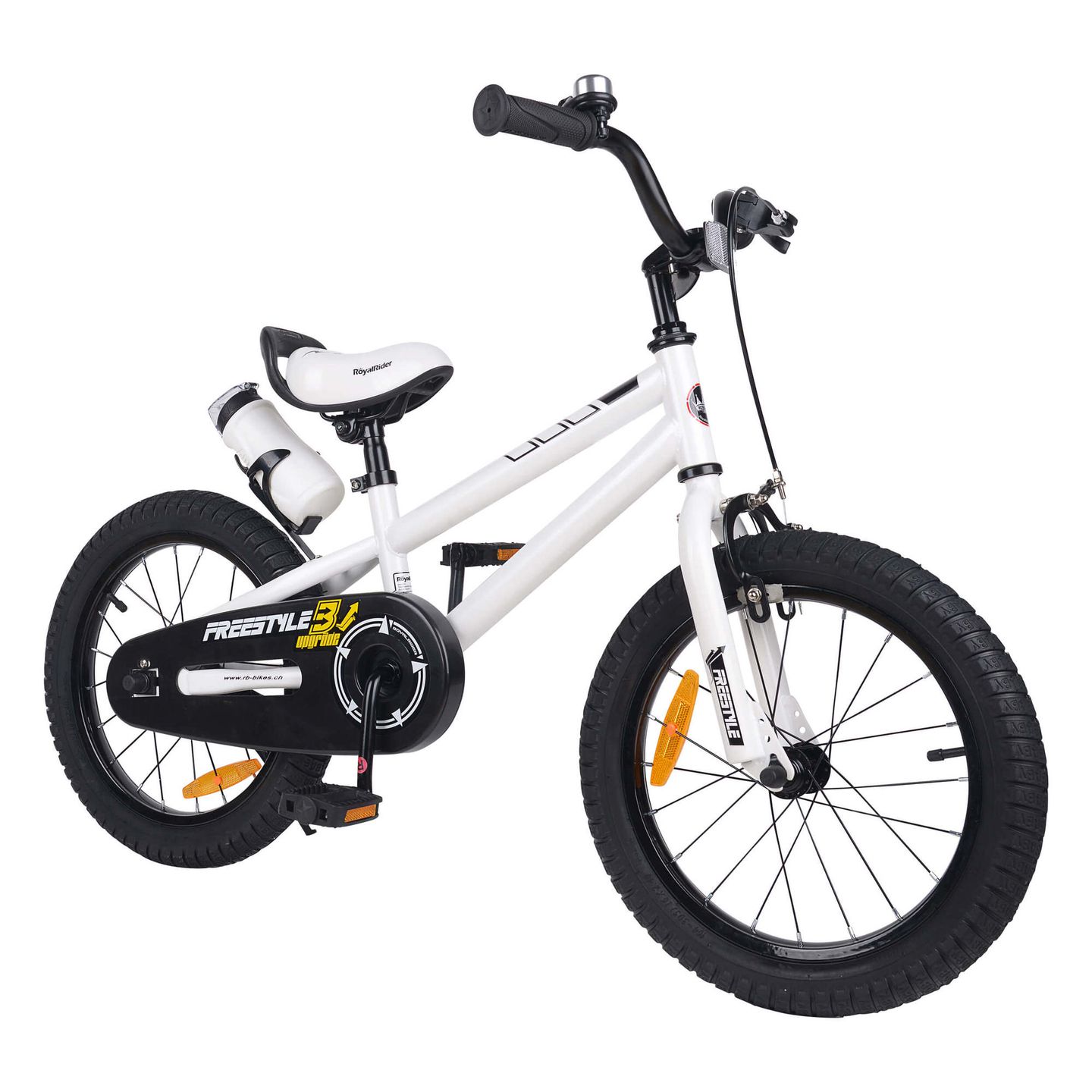 Freestyle 16 Zoll Kindervelo mit Getränkehalter Weiss