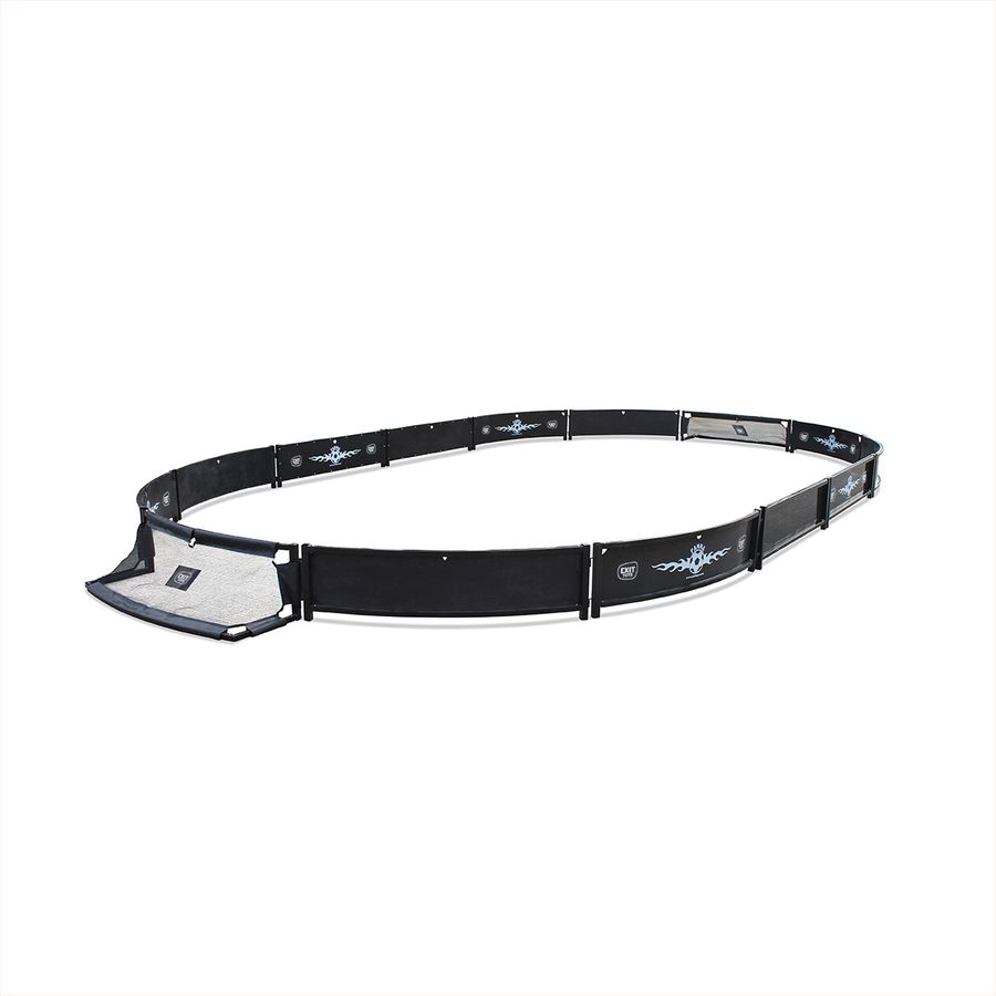 Panna Tor faltbar, 2 Stk. 150x60 cm schwarz