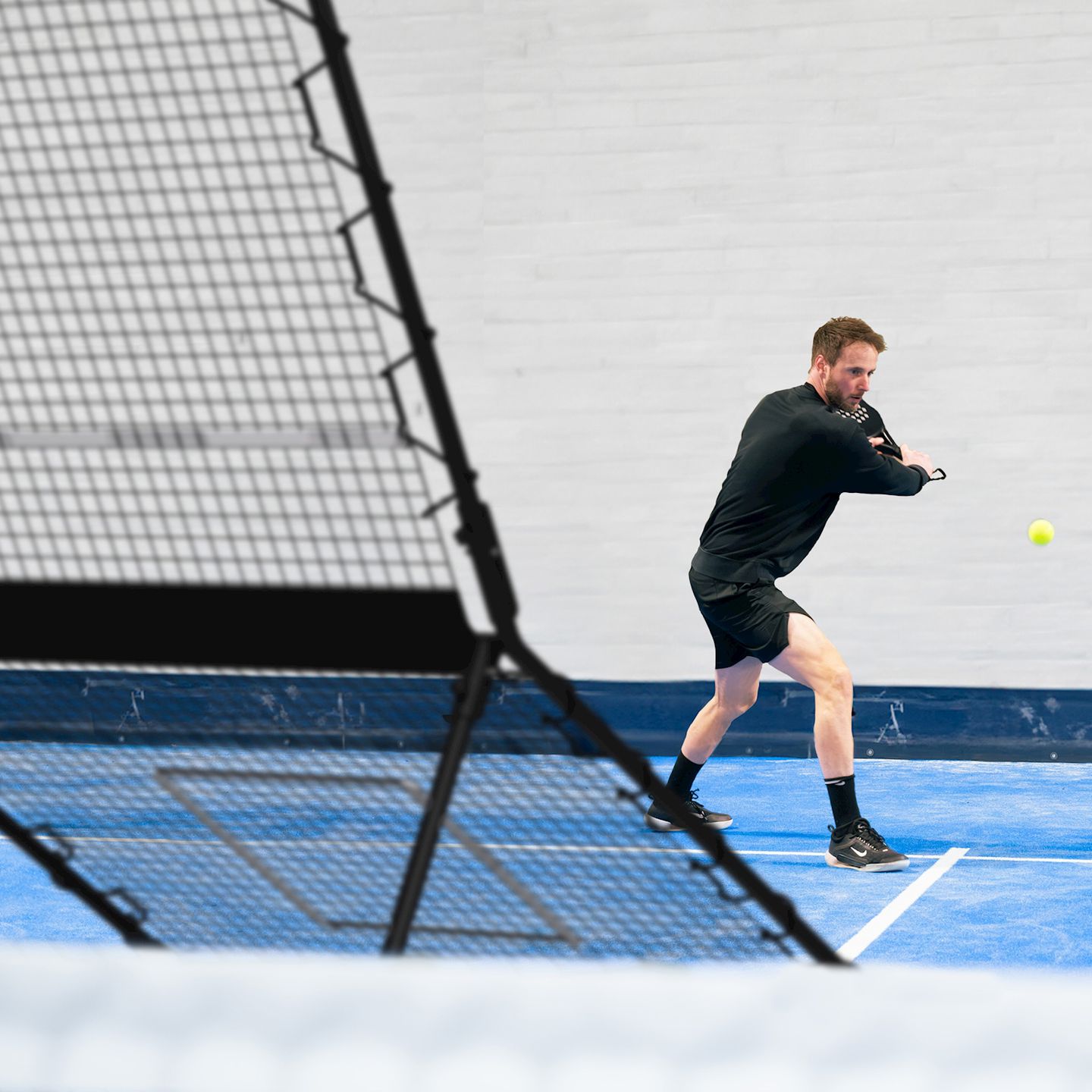 Smash Padel Rebounder 202x124 cm schwarz
