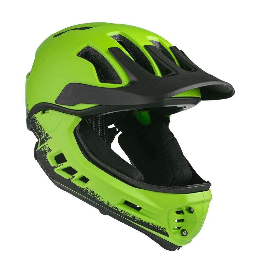 frezzo Rowdy Fullface Helm Frog grün Grösse S