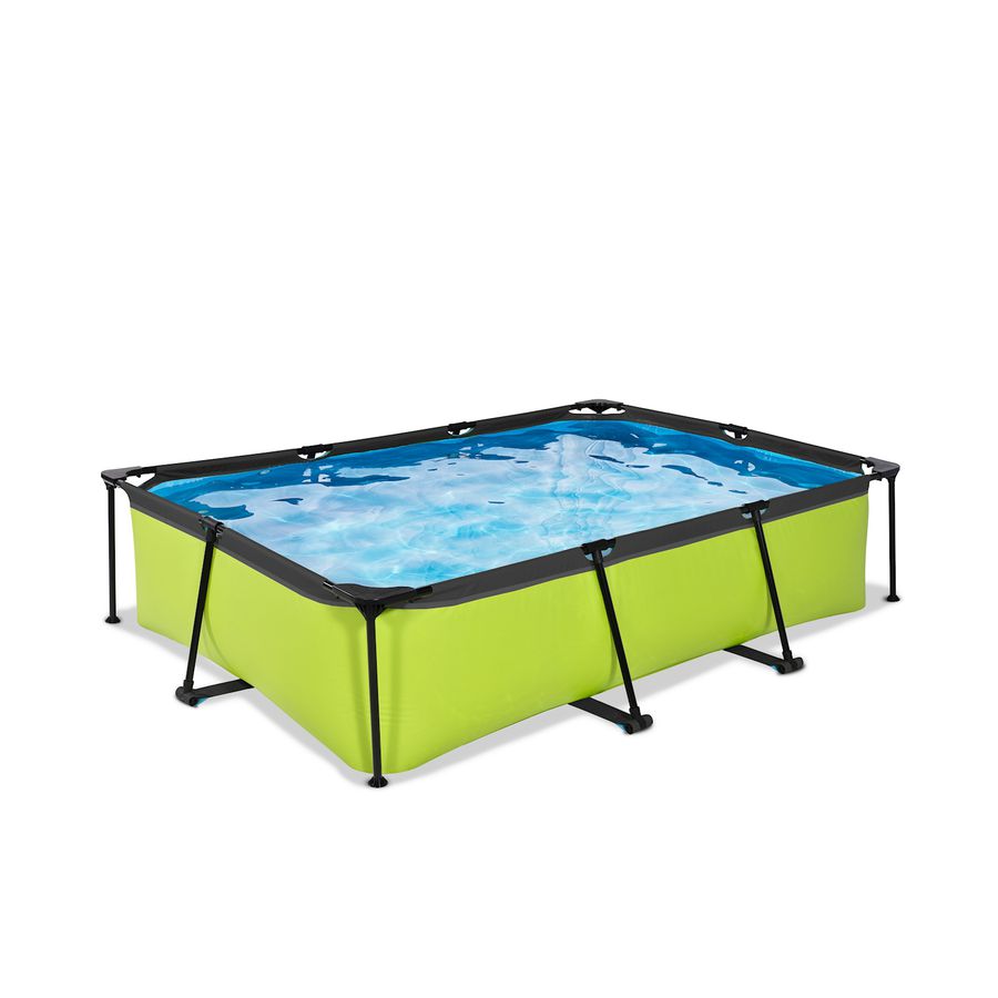 Pool inkl. Kartuschenfilter Pumpe 300x200x65 cm - lime