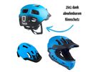 frezzo Rowdy Fullface Helm Racer blau