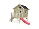 Crooky 300 Holzspielhaus - graubeige
