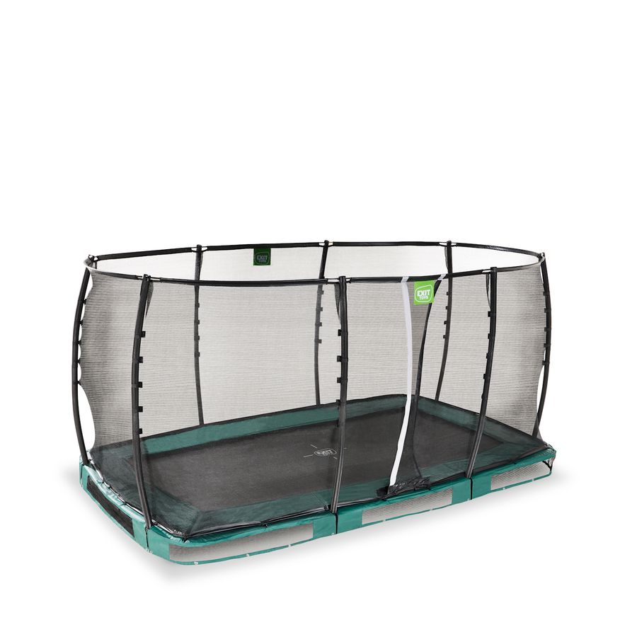Allure Premium Bodentrampolin 244x427cm - grün