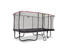 Trampolin PeakPro inkl. Sicherheitsnetz 244x427 cm - schwarz
