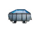 Pool inkl. Sandfilterpumpe 540x250x100 cm - Stone