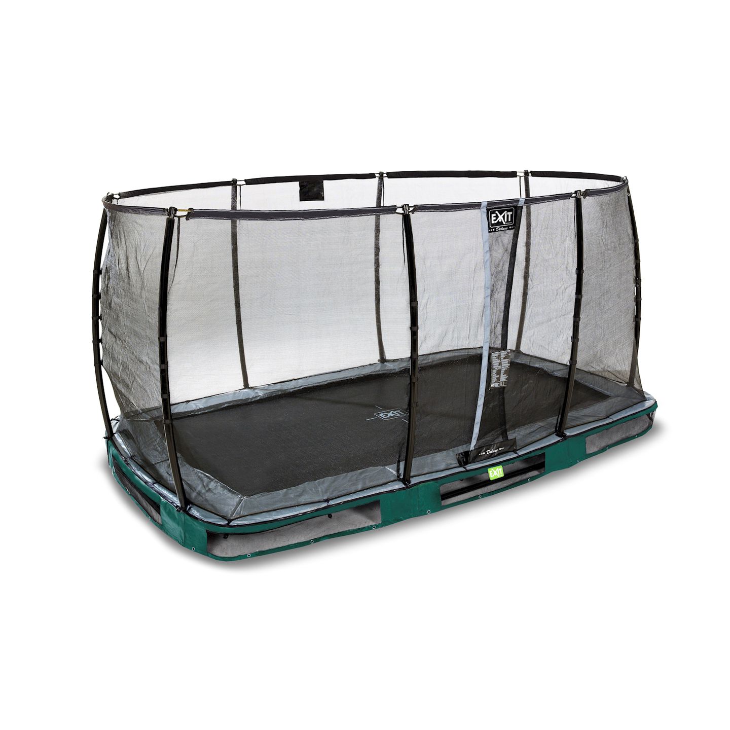 Elegant Ground Premium  Trampolin  214x366 cm - grün