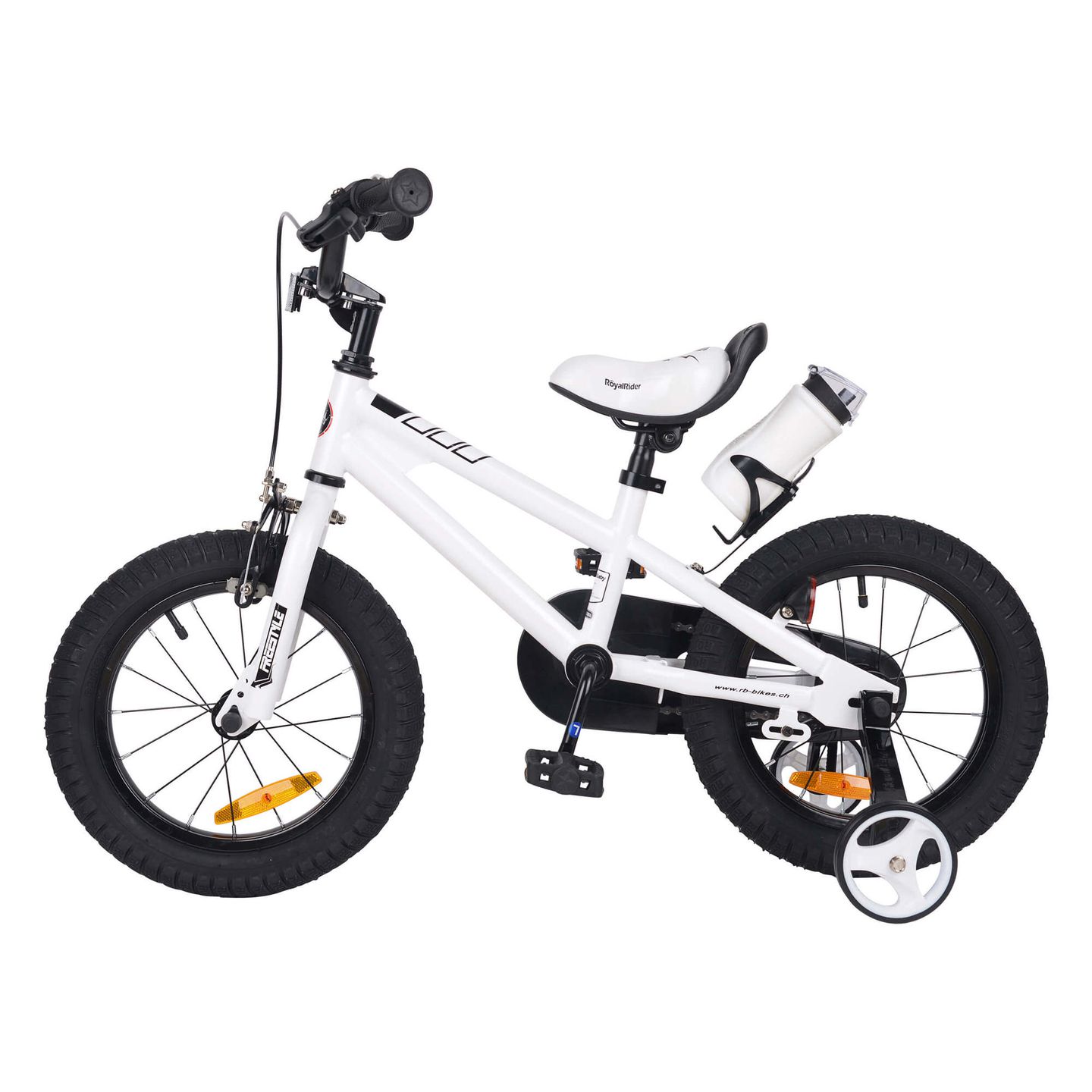 Freestyle 14 Zoll Kindervelo mit Getränkehalter Weiss