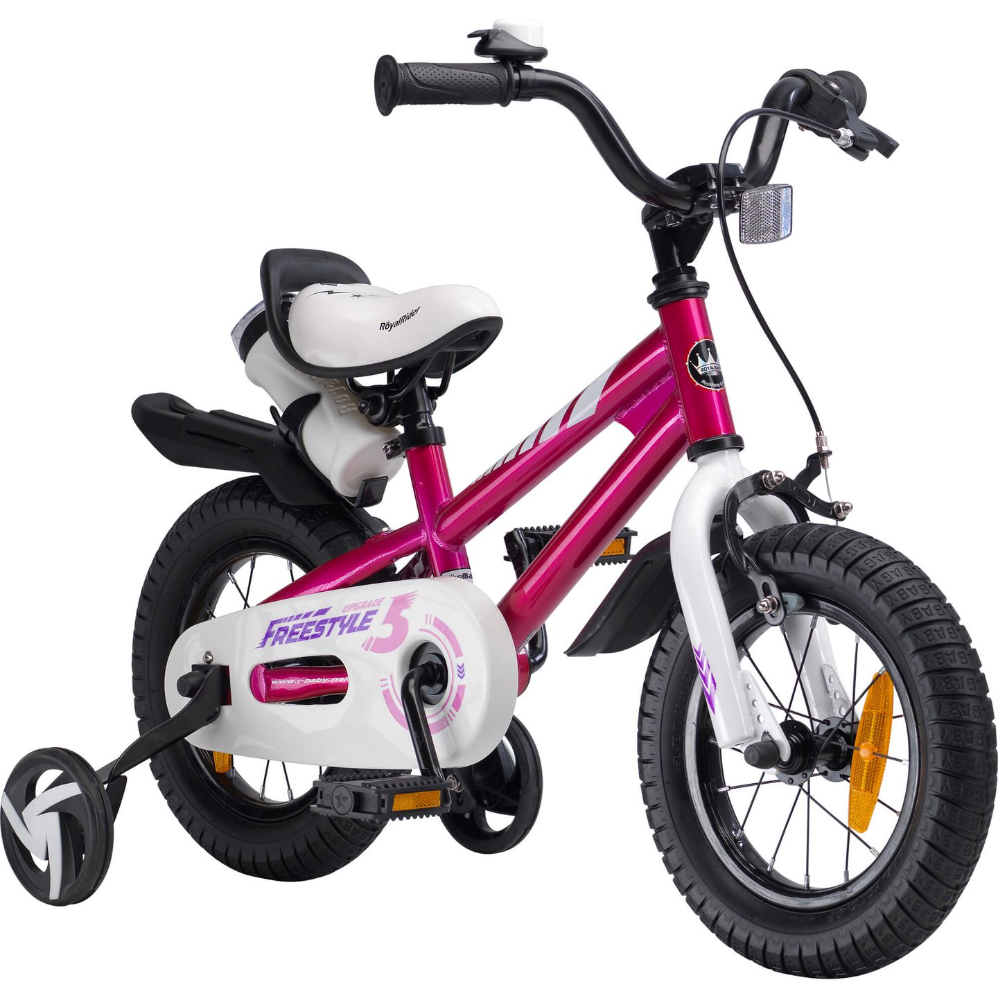 Freestyle 12 Zoll Kindervelo mit Getränkehalter Pink