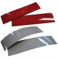 Reflektor Set Klebestreifen 1x weiss vorne und 1x rot hinten
