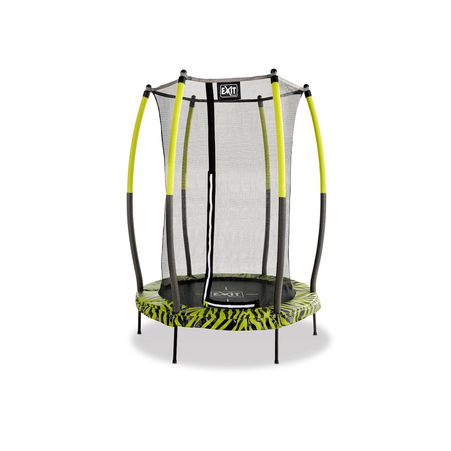 Tiggy junior Trampolin mit Sicherheitsnetz ø140cm - schwarz/grün