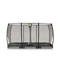 Allure Classic Bodentrampolin 214x366cm - schwarz