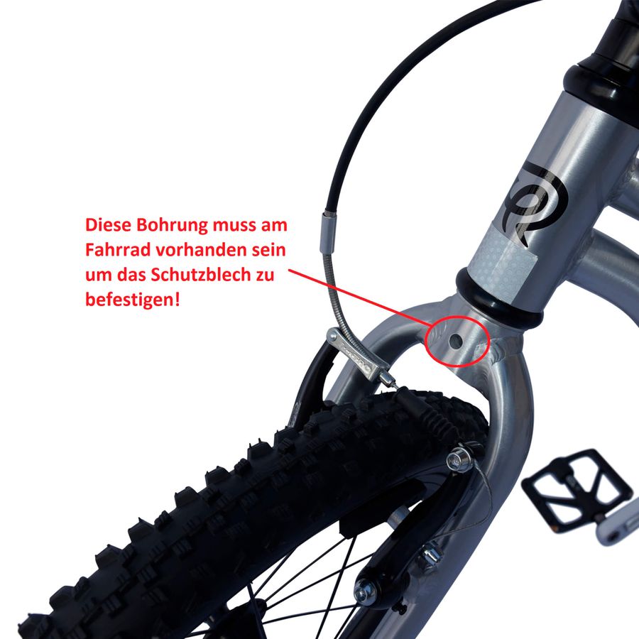 Schutzblech Set universal schwarz