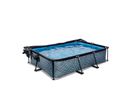 Pool mit Dach inkl. KartuschenfilterPumpe 300x200x65 cm - Stone