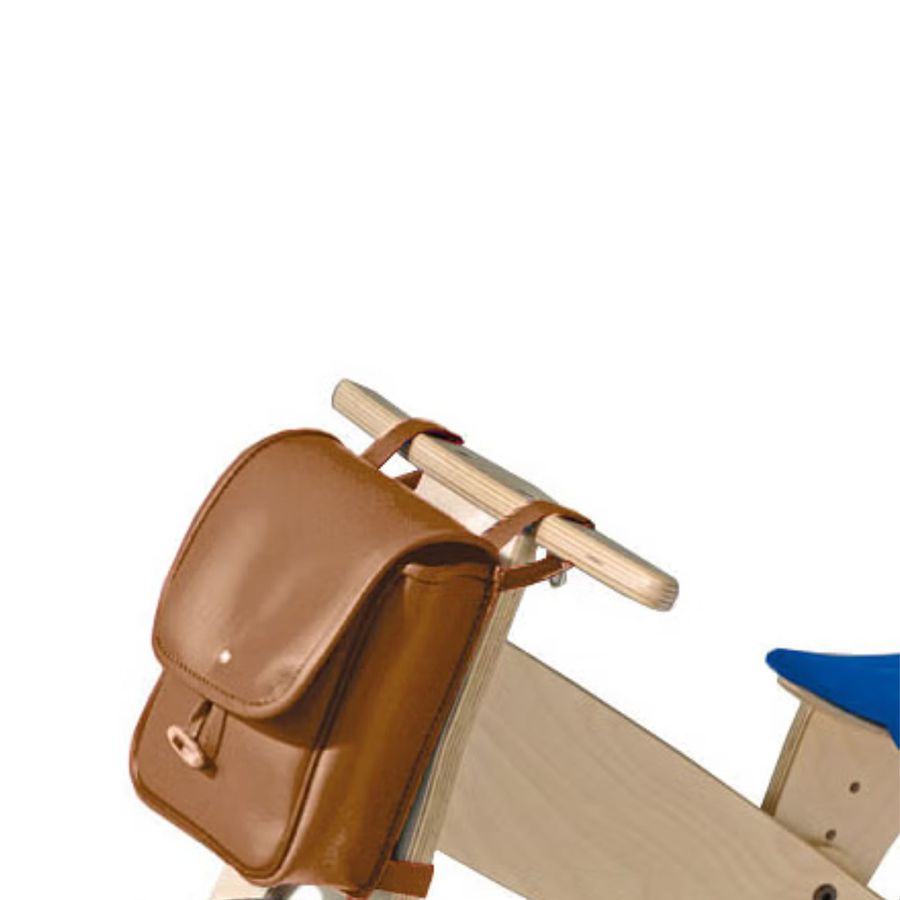 Lenkertasche Rucksack Leder caramel