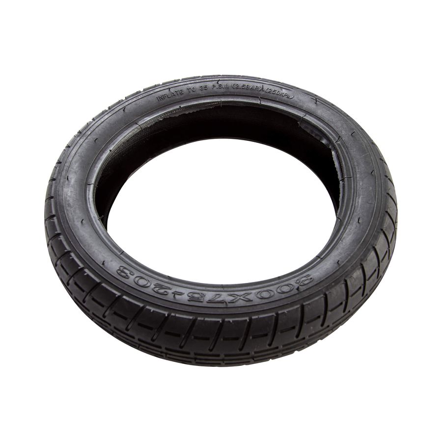 Velopneu 12" 300x75-203 Bax Trike Air vorne schwarz