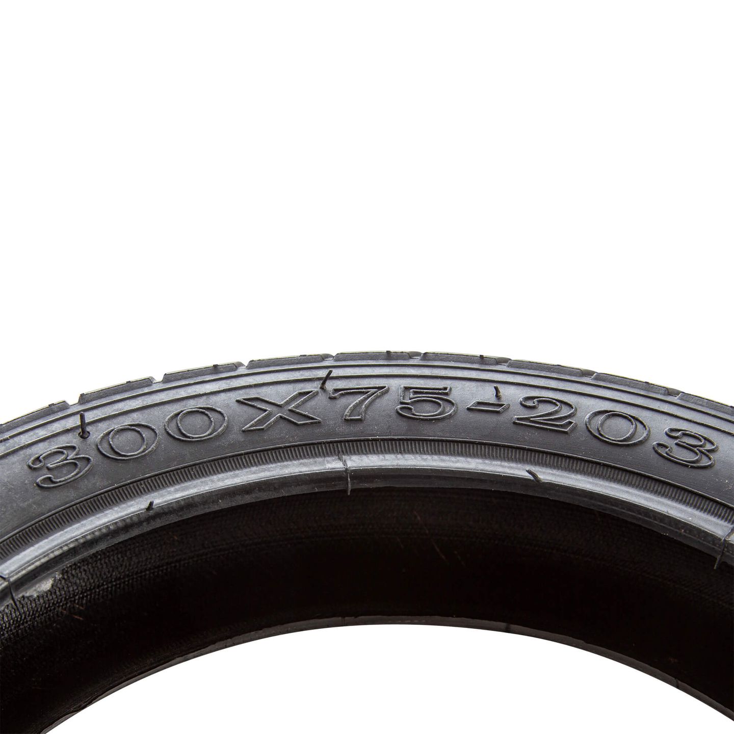 Velopneu 12" 300x75-203 Bax Trike Air vorne schwarz