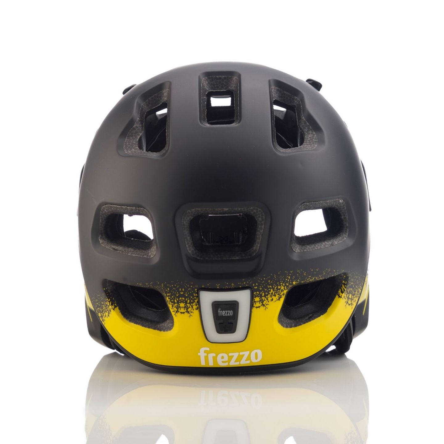 frezzo Rowdy Fullface Helm Star schwarz/gelb Grösse M