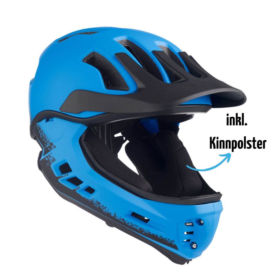 frezzo Rowdy Fullface Helm Racer blau Grösse S