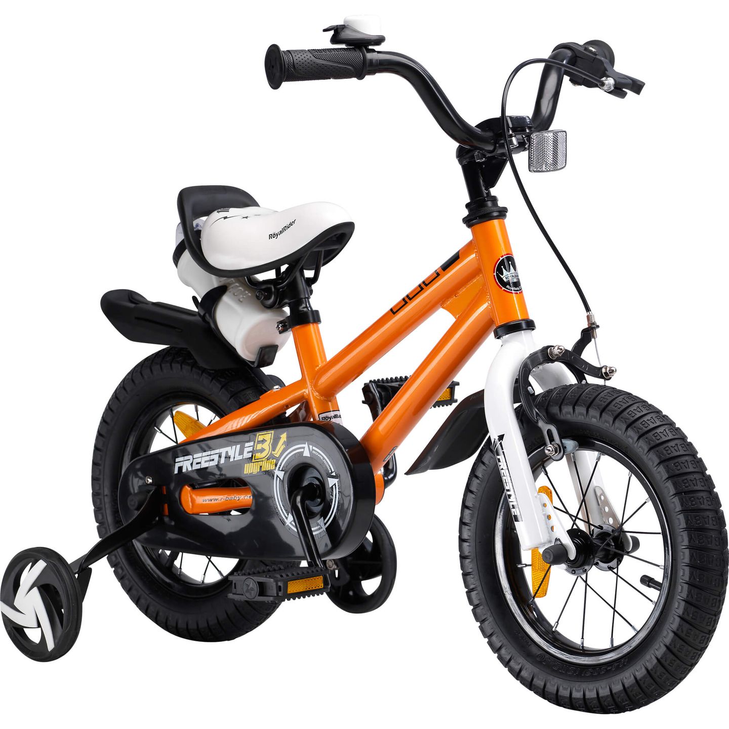 Freestyle 12 Zoll Kindervelo mit Getränkehalter orange