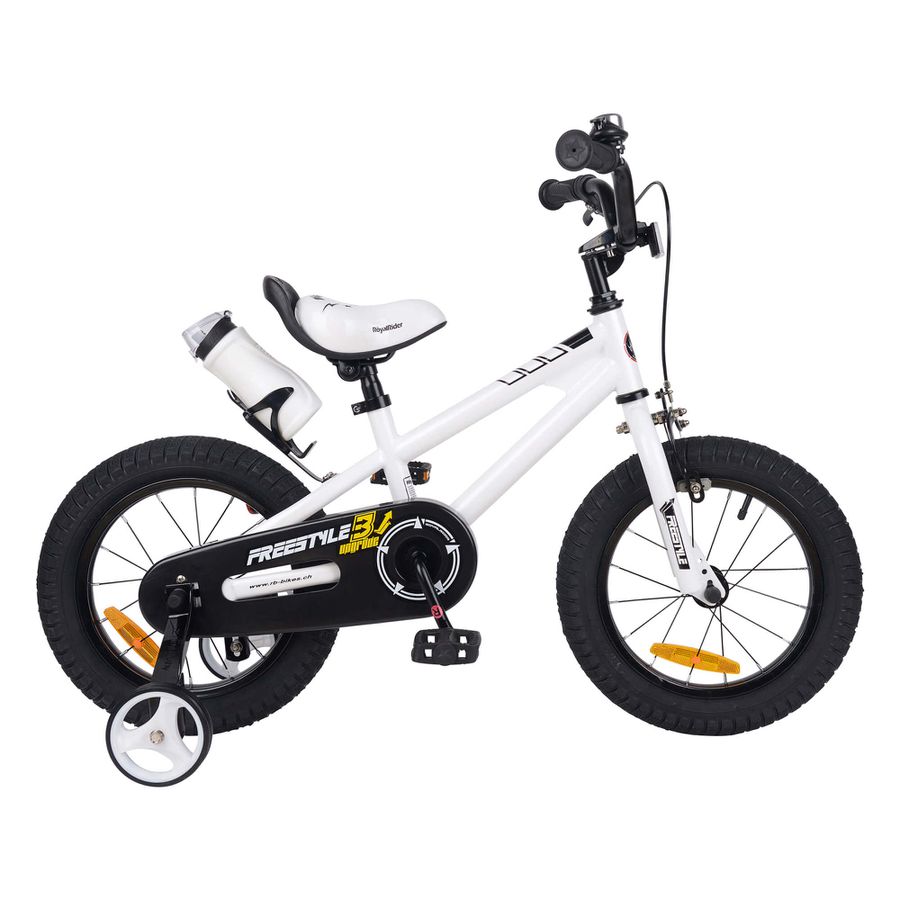 Freestyle 14 Zoll Kindervelo mit Getränkehalter Weiss