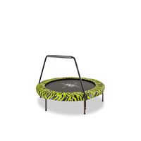 Tiggy junior Trampolin mit Bügel ø140cm - schwarz/grün