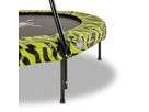 Tiggy junior Trampolin mit Bügel ø140cm - schwarz/grün