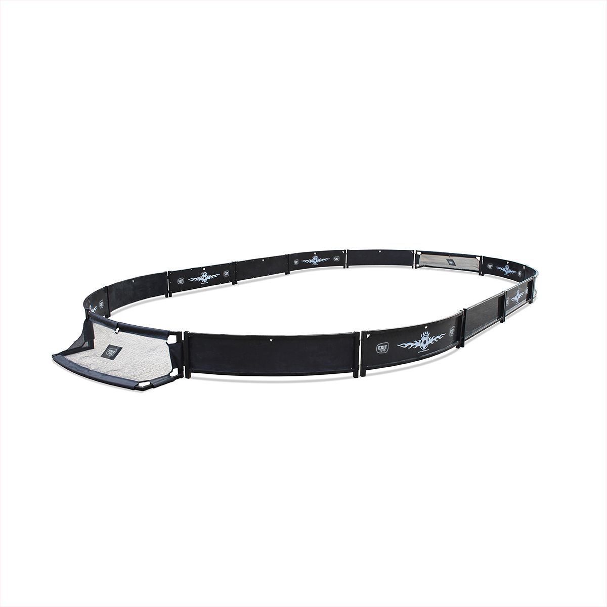 Panna Tor faltbar, 2 Stk. 150x60 cm schwarz