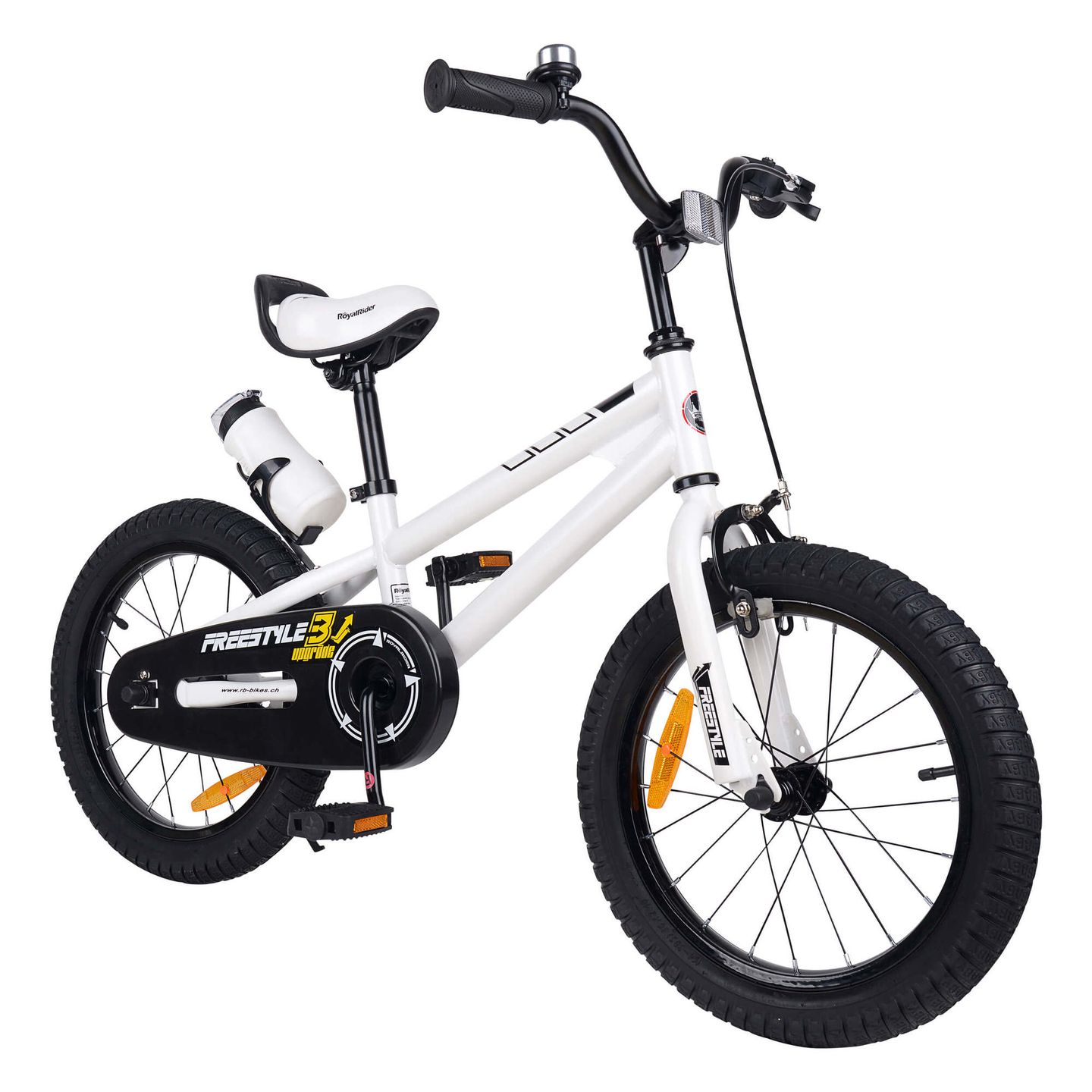 Freestyle 16 Zoll Kindervelo mit Getränkehalter Weiss